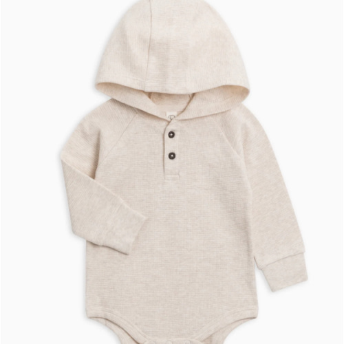 Cole Waffle Knit Hoodie Bodysuit