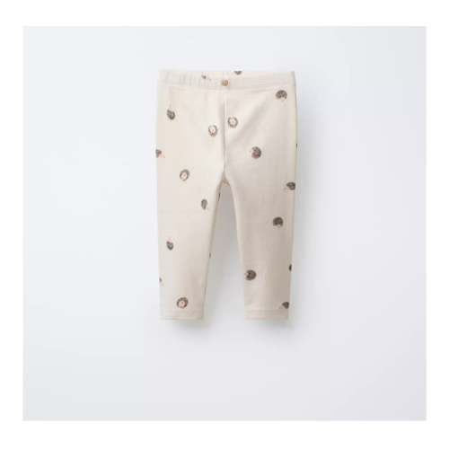 WARM HEDGEHOG LEGGINGS - Ecru | ZARA United States