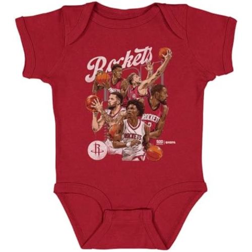 500 LEVEL Houston Rockets Starting 5 One-Piece Infant Bodysuit