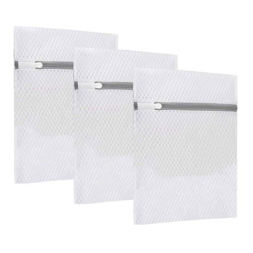 Cosmug Honeycomb Mesh Laundry Bags 3-Pack, Small Wash Bags for Delicates, Stockings, Underwear, Socks, and Baby Clothes - Heavy Duty, Snag-Free, Machine Wash & Dry Safe, Laundry Bag Organizer