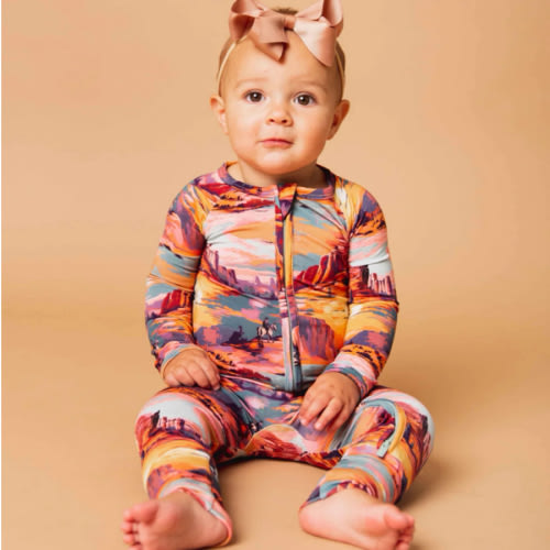 Saddle Up Sunset Convertible Romper