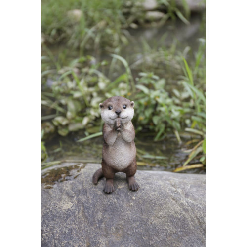 Hi-Line Gift Ltd. Otter Praying Statue & Reviews | Wayfair