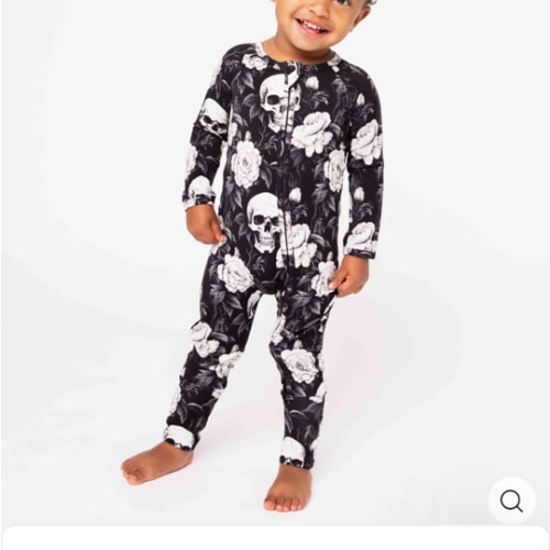 Bones and Roses Convertible Romper