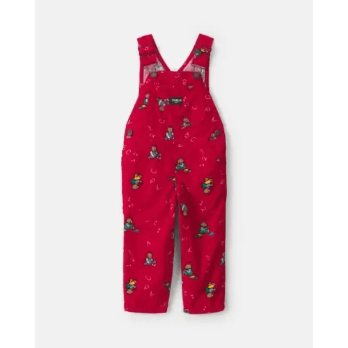Toddler Bear Corduroy Overalls - Red - OshKosh B'gosh | Carter's