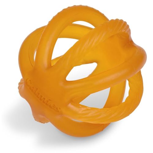 Calmies Teether for Babies Without BPA, 100 Percent Natural Rubber Toy for Infants, Plant Based, No Parabens, No PVC, and No Phthalates, Unscented