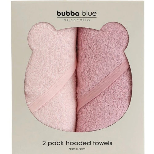 Sundae Hooded Towels 2 Pack in Cupcake