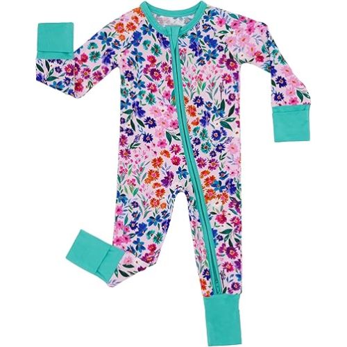 Little Sleepies Pajamas for Baby Boys & Girls, Viscose from Bamboo Baby Pajamas, Preemie & Newborn Sleepers, 2-Way Zipper PJs