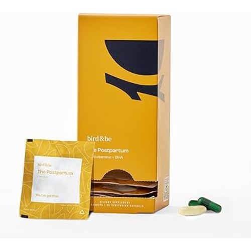 The Postpartum - Vitamins to Fuel Your Fourth Trimester - Formulated by Doctors with Nutrients to Support Hormones& Recovery - DHA (Omega-3), Iron, Choline, B12-30-Day Supply