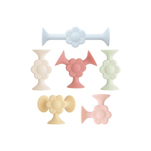 18-Pack Silicone Suction Builders