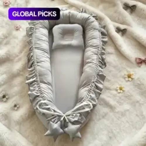 changing tables for New Born Aged 0-24 Months, Breathable and Soft Portable and Comfortable Nest Suitable Family and Travel #GLOBAL PICKS - TikTok Shop