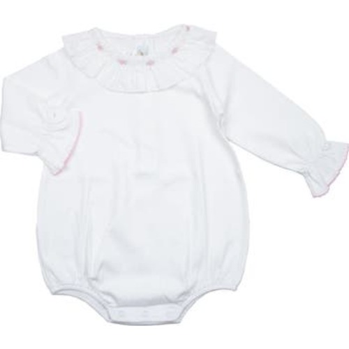 Smocked Collar Bubble Romper, 24M