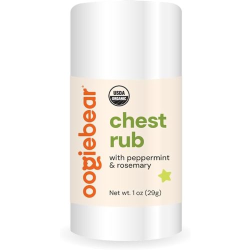 oogiebear Chest Rub Organic Balm 1.0 Oz USDA-certified, 1 Piece