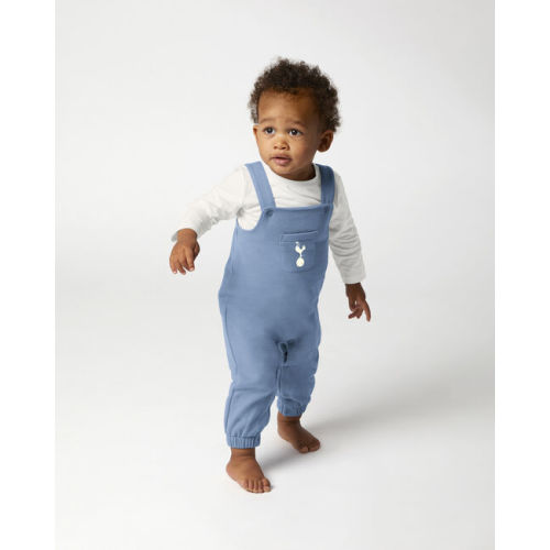 Spurs Baby Blue Dungaree Set