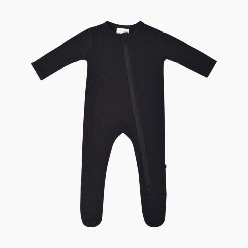 Kyte Baby Zipper Footie - Midnight, 0-3 M
