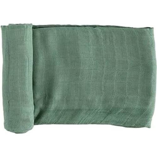 Little Unicorn – Sage Deluxe Swaddle | Single | 100% Rayon Muslin from Bamboo | Super Soft | Newborns and Infants | Large 47” x 47” | Machine Washable