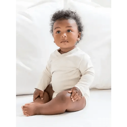 Colored Organics Classic Kimono Bodysuit - Long Sleeve