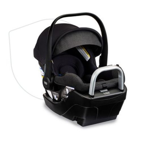 Britax Willow S Rear Facing Infant Car Seat, Alpine Base with ClickTight - Raven Black