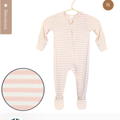 Harper Ribbed Zipper Footies