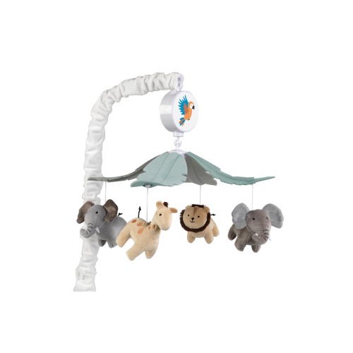 Jungle Friends Musical Baby Crib Mobile Animals Soother Toy