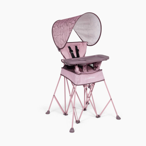 Baby Delight Go With Me Uplift Deluxe Portable High Chair With Canopy - Canyon Rose