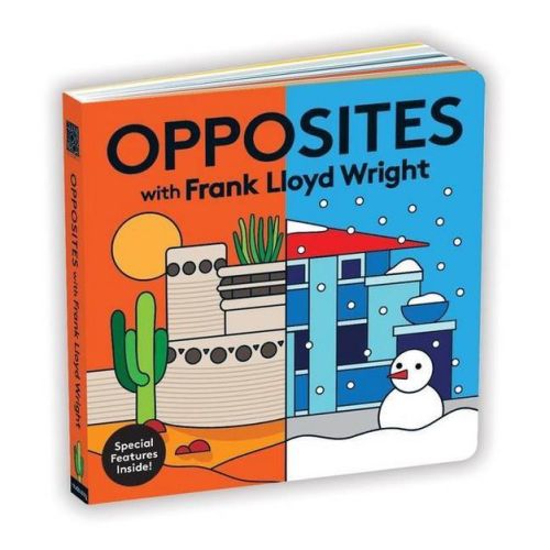Opposites with Frank Lloyd Wright - by Mudpuppy (Board Book)