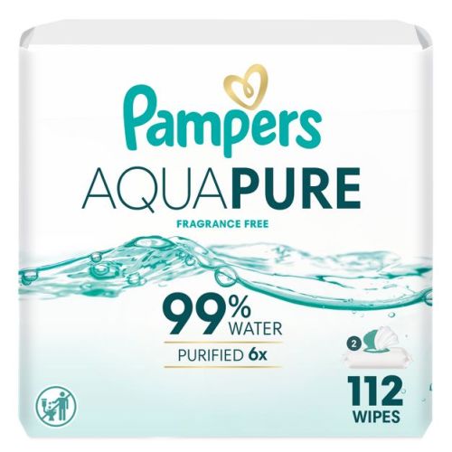 Pampers Aqua Pure Sensitive Baby Wipes - 112ct