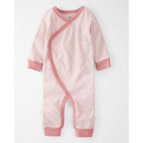 Baby Organic Cotton Wrap Sleep & Play Pajamas in Stripes - Little Planet | Carter's