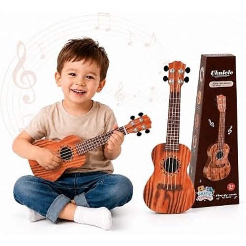 Kids Ukulele,17 Inch Toddler Guitar Toy, Musical Instrument for Kid Age 2 3