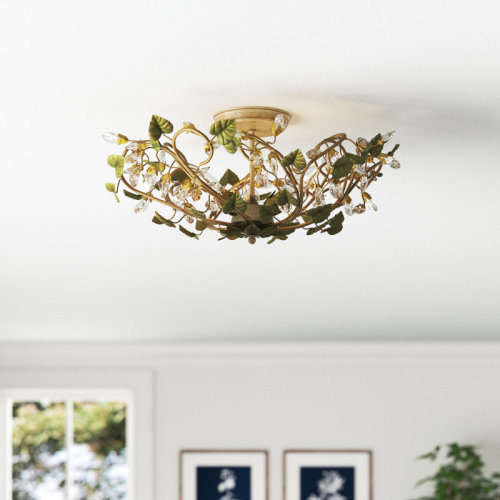 Willa Arlo™ Interiors Noran 5 - Light 20.5" Semi Flush Mount & Reviews | Wayfair