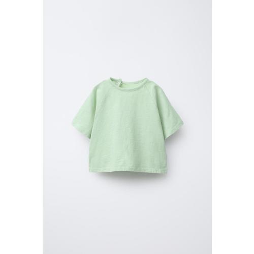 RAGLAN SLEEVE T-SHIRT - Green | ZARA United States