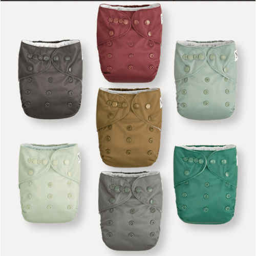 Hickory 7 Pack Cloth Diapers