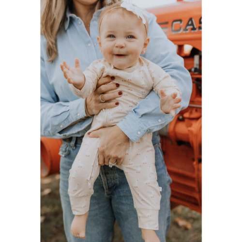 Organic Cotton + Modal Playsuit in Geese - Dear Hayden | Maisonette