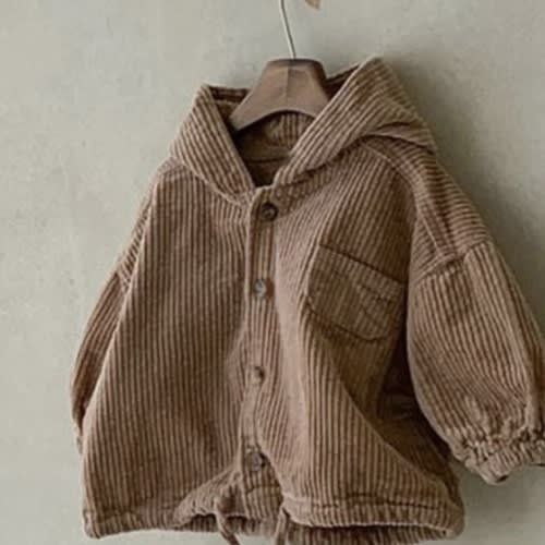 Hooded Corduroy/Denim Jacket