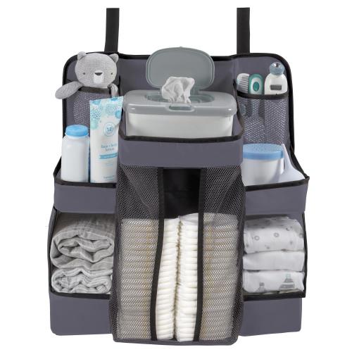 L.A. Baby Nursery Organizer Gray Diaper caddy