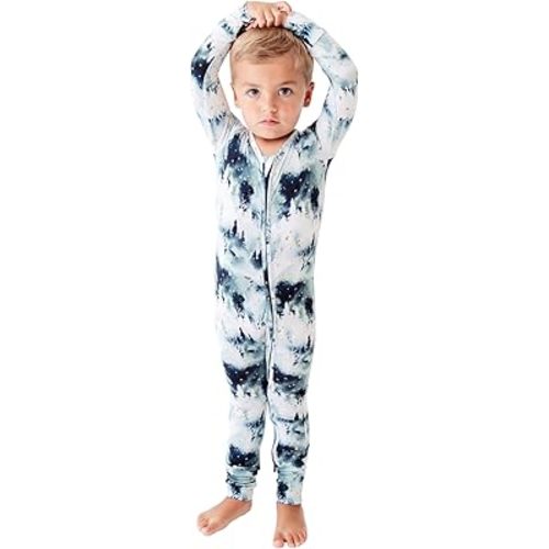 Dreamiere Convertible Footie Pajamas | Two-Way Zipper for Easy Diaper Changes | Tagless Pajamas | Soft, Durable Sleepwear