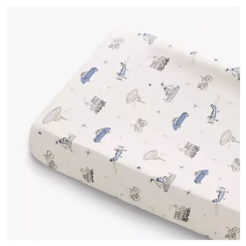 Brands We Love Transit Treasures Changing Pad Cover - Blue by Janie and Jack