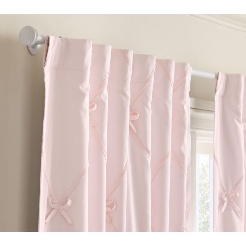 Bow Trellis Blackout Curtain | Pottery Barn Kids