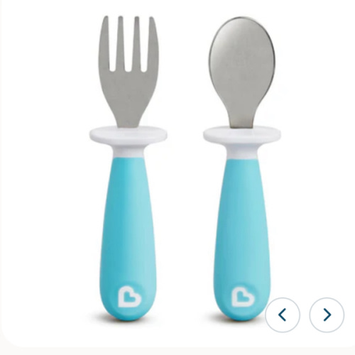 Raise™ Toddler Fork & Spoon Set | Munchkin