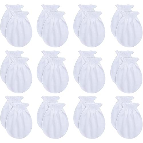 RATIVE No Scratch Mittens and Hats 100% Cotton for Newborn Baby 0-6 Months Boys Girls