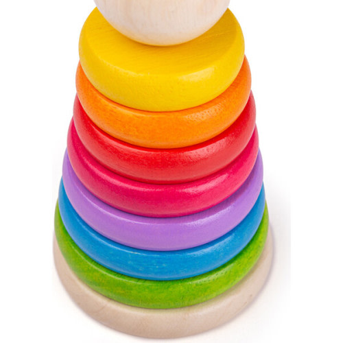 First Rainbow Stacker - Bigjigs Toys | Maisonette