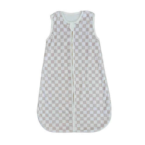 Minky Couture | Oat Check Wearable Minky Blanket (3mo - 12mo)