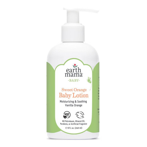 Sweet Orange Baby Lotion by Earth Mama | In His Hands