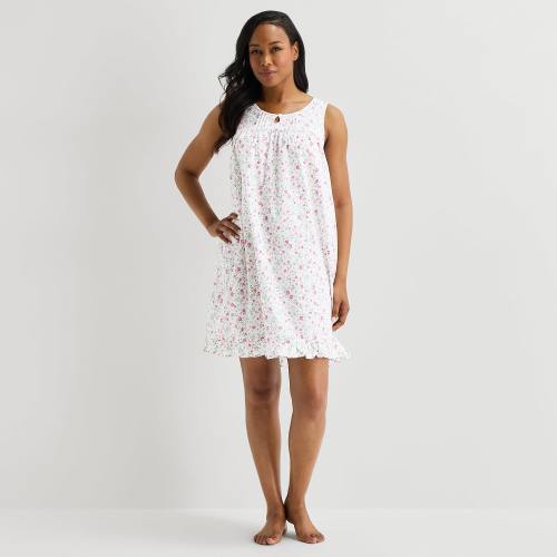 Adonna Womens Sleeveless Round Neck Nightgown - JCPenney