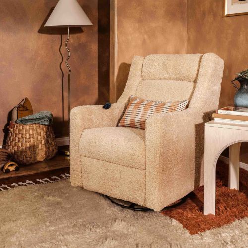 Kiwi Deluxe Power Recliner and Swivel Glider with Heat and Massage
