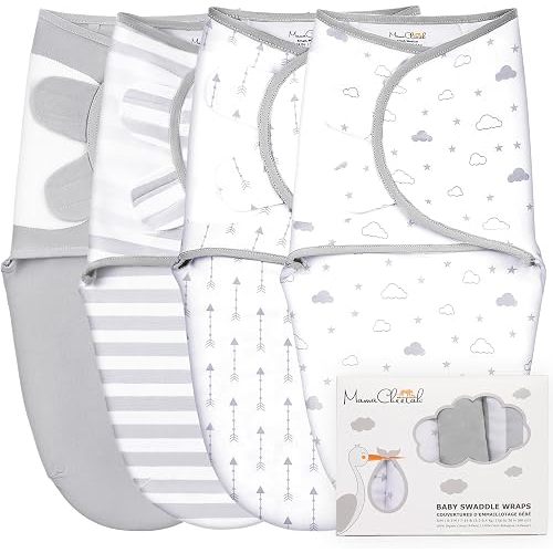 Organic Cotton Preemie Swaddle Blanket, Premature Baby Swaddle Sack 4-7 lbs