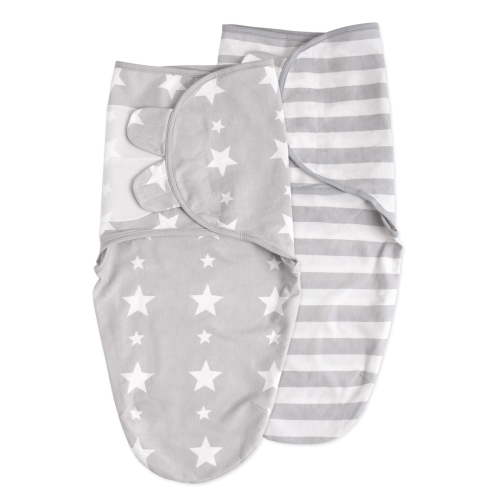 egmao baby, Baby Swaddle, 2-Pack, Unisex Newborn Sleeping Bag