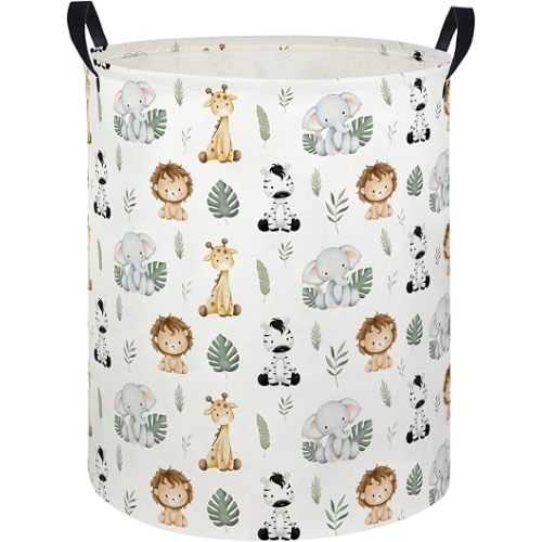 Baby Laundry Hamper kids laundry Basket Waterproof Storage Bin for(Cute Animal)
