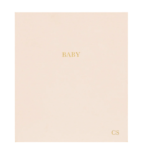 Pale Pink Baby Book