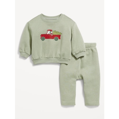 Disney© Unisex Graphic Sweatshirt and Sweatpants Set for Baby