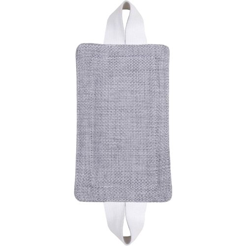 Door Silencer Door Jammer Durable Thick Burlap 1 Pack Door Closer Cushion Nursery Door Silencer Door Latch Cover for Noise Reducing Quiet Suitable for Most Doors3.25 x 5.5 Inch (Grey Burlap)